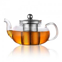 Epinox CD-500A Glass Teapot with Steel Strainer, 500 ml - Epinox