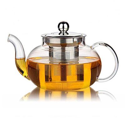 Epinox CD-800M Glass Teapot with Steel Strainer, 800 ml - Epinox