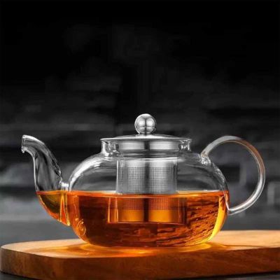 Epinox CD-800M Glass Teapot with Steel Strainer, 800 ml - Epinox