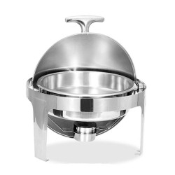 Epinox CDC-6 Круглый кофейник с крышкой, 6 л, гелевое топливо + электричество - 2