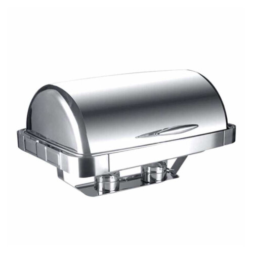 Epinox CDG-9 Roll Top Recessed Chafing Dish, 9 L, Gel Fuel + Electric - Epinox