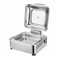 Epinox CDH-6G Chafing Dish with Hydraulic Cover, 6 L 2/3 - 4