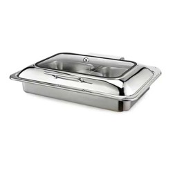 Epinox CDH-9G Recessed Chafing Dish with Hydraulic Cover, 9 L - Epinox