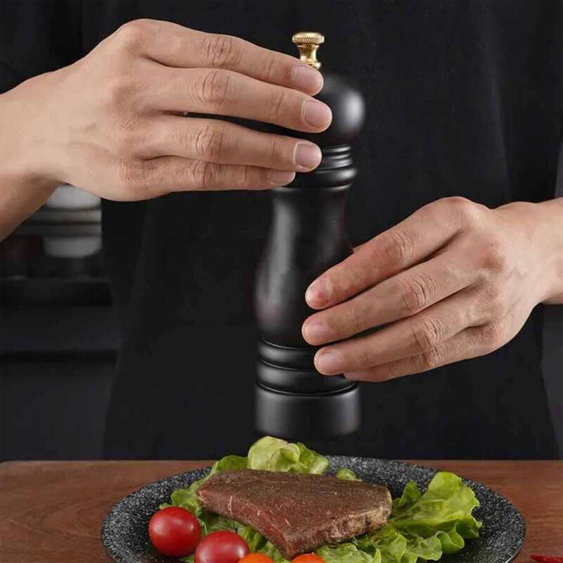 Epinox DCB-135 Wooden Salt and Pepper Mill with Ceramic Mechanism, 14 cm - Epinox