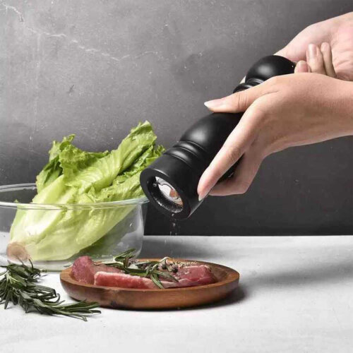 Epinox DCB-135 Wooden Salt and Pepper Mill with Ceramic Mechanism, 14 cm - 5