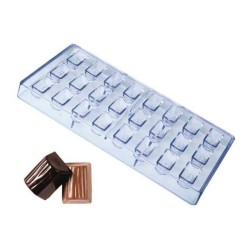 Epinox DDP-18 قالب شوكولاتة بولي كربونات مستطيل الشكل - Epinox