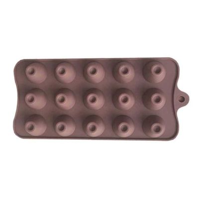 Epinox DLY-18 Yuvarlak Dolgulu Silikon Çikolata Kalıbı - 1