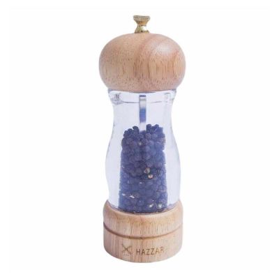 Epinox DSAA-160 Acrylic Wood Salt and Pepper Mill, Ceramic, 16 cm - Epinox