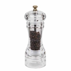 Epinox DSB-160 Acrylic Pepper Mill, Steel, 16 cm - 1