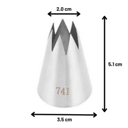 Epinox DY-741 حامل مصباح ذو 7 خيوط مفتوح النجمة، 35 × 20 × 51 مم - 2