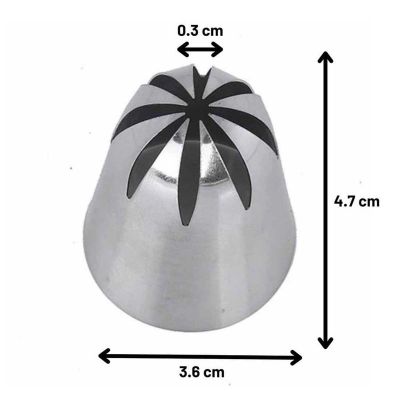 Epinox DY-902 Kapalı Yıldız 8 Diş Duy, 36x30x47 mm - 2
