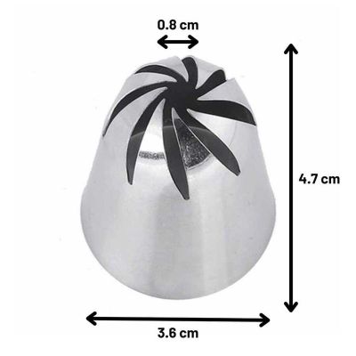 Epinox DY-903 Rose 8 Tooth Lampholder, 36x8x47 mm - Epinox