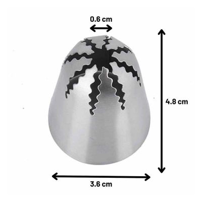 Epinox DY-904 Kapalı Yıldız 8 Diş Duy, 36x6x48 mm - 2