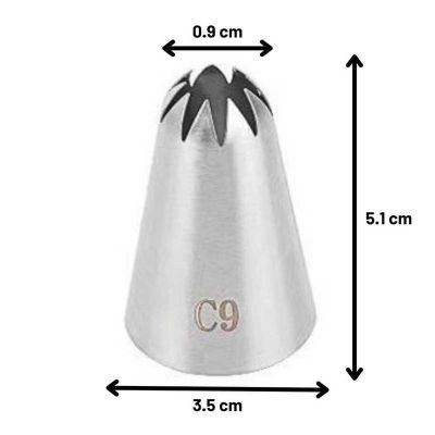 Epinox DY-C9 Kapalı Yıldız 9 Diş Duy, 35x9x51 mm - Epinox