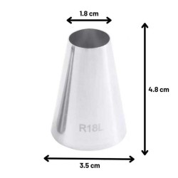 حامل المصباح الدائري Epinox DY-R18L، 35 × 18 × 48 مم - 2