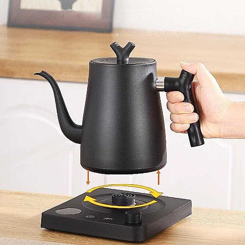 Epinox EBK-1000 Isı Ayarlı Barista Kettle, 1 L, Siyah - 4