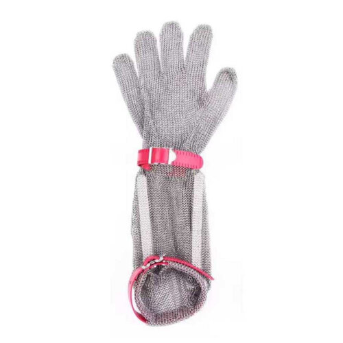 Epinox EL-19K Steel Gloves, Red, (M) - Epinox
