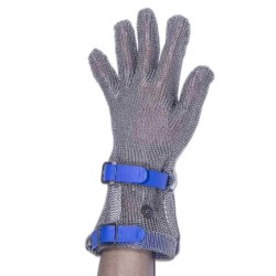 Epinox EL-UZM Long Steel Gloves, Blue, (L) - 1