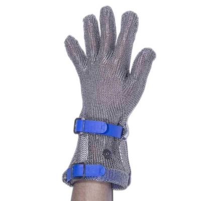 Epinox EL-UZM Long Steel Gloves, Blue, (L) - Epinox