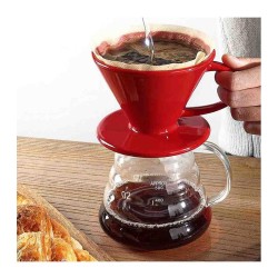 Epinox FSK-2 Ceramic V60 Dripper, Red - 4