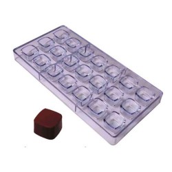 Epinox KRP-14 Квадратная форма для шоколада из поликарбоната, 27,5x13,5 см - Epinox