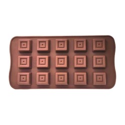 Epinox KRS-20 Square Silicone Chocolate Mould - 1