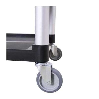 عربة خدمة بلاستيكية Epinox SAS-1، 103x50x96 سم، أسود - Epinox