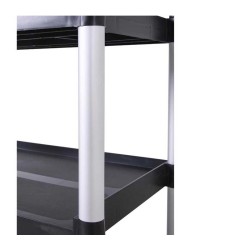 Epinox SAS-1 Пластиковая сервисная тележка, 103x50x96 см, черный - 4