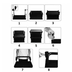 Epinox SASK-9 Servis Arabası Kapalı, Siyah - Epinox (1)