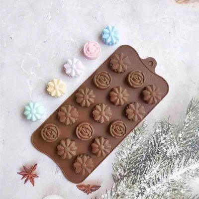 Epinox SCK-10 Mixed Flower Silicone Chocolate Mould - Epinox