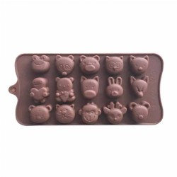 Epinox SCK-21 Mixed Animal Silicone Chocolate Mould - Epinox