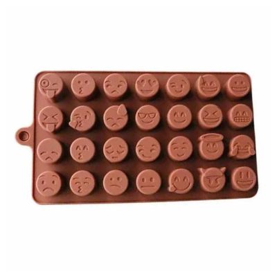 Epinox SCK-43 Karışık Emoji Silikon Çikolata Kalıbı - 1
