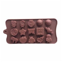 Epinox SCK-54 Mixed Objects Silicone Chocolate Mould - Epinox