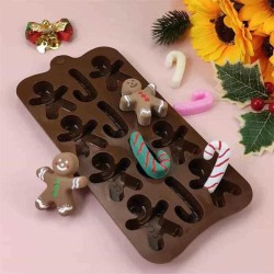 Epinox SCK-76 Cookie Man Silicone Chocolate Mould - 2