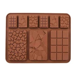 Epinox SCK-87 Mixed Tablet Silicone Chocolate Mould - Epinox
