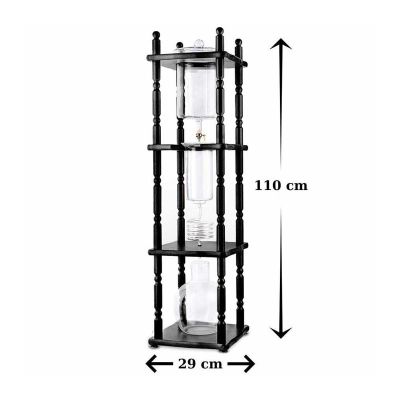 Epinox SKS-30 Soğuk Kahve Demleme Cold Brew Seti, 3000 ml, Siyah - Epinox