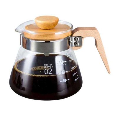 Epinox VCWN-60 Ahşap Saplı Kahve Sürahisi, 600 ml - 1