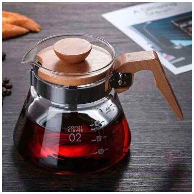 Epinox VCWN-60 Ahşap Saplı Kahve Sürahisi, 600 ml - 2