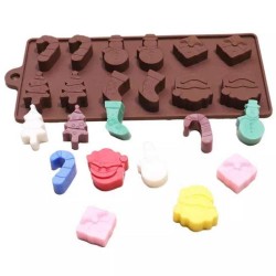 Epinox YLB-22 Christmas Silicone Chocolate Mould - 3