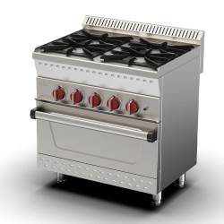 Ersöz 600 серия 4-х конфорочная плита, 80x60x85 см, LPG - Ersöz