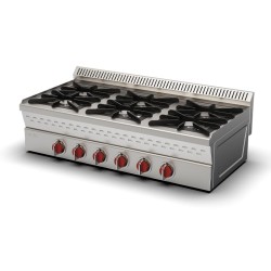 Ersöz 600 Series 6 Burner Cooker, 120x60x30 cm, LPG - Ersöz