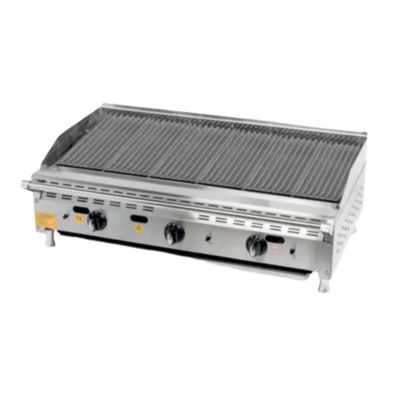 Ersöz 700 Seri Amerikan Model Lavataşlı Izgara, 105x60x30 cm, LPG'li - 1