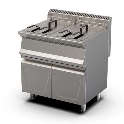 Ersöz 700 Seri Dolaplı Fritöz, 18+18 L, Doğalgazlı - 1