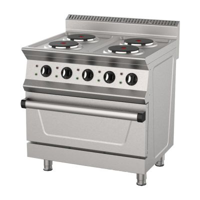 Ersöz 700 Seri Yuvarlak 4 Ocaklı Kuzine, 80x73x85 cm, Elektrikli - 1