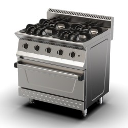 Ersöz 700 Series 4 Hob Cooker, 80x73x85 cm, Natural Gas - Ersöz