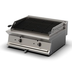 Ersöz 700 Series Lavataşlı Grill, 80x73x30 cm, Natural Gas - Ersöz