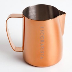 Escobarista Barista Space Latte Pitcher, 600 ml, Bakır 