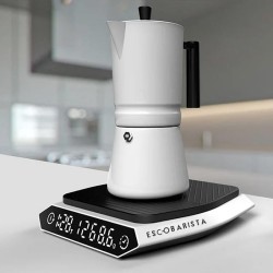 Escobarista ميزان قهوة دقيق، أبيض - Escobarista (1)