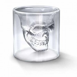 Escobarista Skull Latte Glass, 250 ml - Escobarista