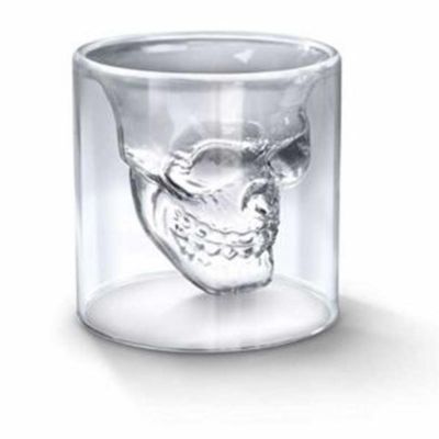 Escobarista Skull Latte Glass, 250 ml - Escobarista